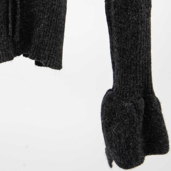 Acne Studios Raine Turtleneck Cut-Out Ribbed Knit - Picture 4 of 4